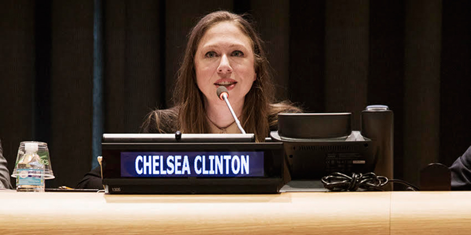 Chelsea Clinton opens the global launch of State of the World’s Fathers at the United Nations. Credit: UNFPA/Ania Gruca