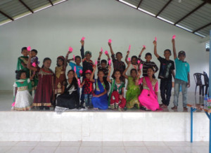 Participants at World Vision Lanka's family retreat.