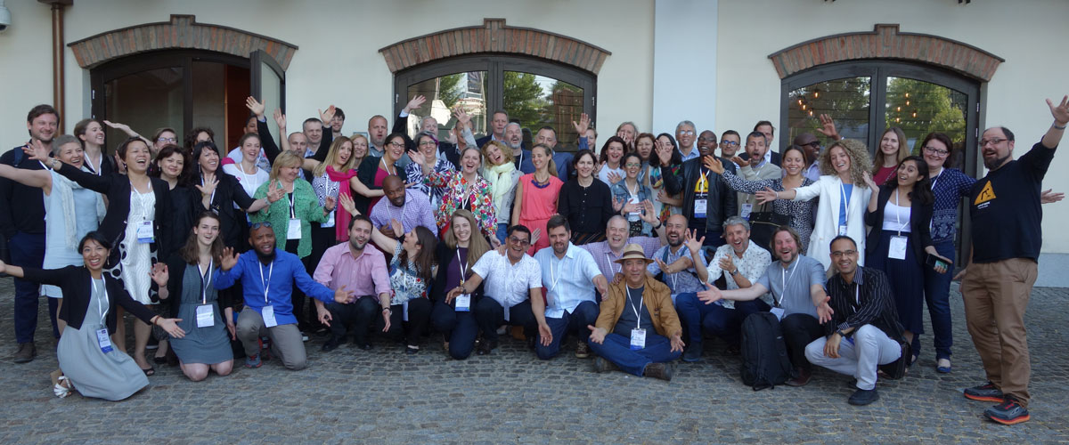 Group photo of participants at the MenCare Global Meeting 2017.