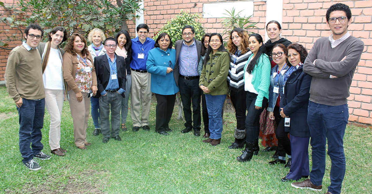 Participants at the August 2015 formation of Peru's national fatherhood committee.